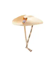 Cowboy hat in toquilla palm and calfskin 59 Nude