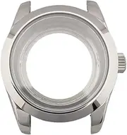 1pc 36mm/39mm Case NH35 Watch Case Silver 316L Stainless Steel Case Glass Case Suitable for NH35/NH36 Movement(39mm)