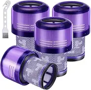 [TOPALL] Vacuum Filter for Dyson V11,HEPA Filter Replacement for Dyson,Vacuum Accessories,Compatible with Dyson V11 Torque Drive,V11 Animal,V11 Complete,V11 Extra, Replaces Part #970013-02 (4 P)