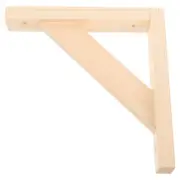 Triangle Wood Shelf Bracket Wooden Floating Shelf Support Bracket Wall Shelf