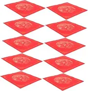 Veemoon 20 Sheets Blank Fu Character Rice Paper for Year Party Decoration Elegant DIY Wall Stickers for Celebrations for Spring Festival and Weddings