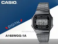 在飛比找Yahoo!奇摩拍賣優惠-CASIO 卡西歐 手錶專賣店 A168WGG-1A 復古電