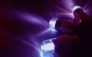48 purple LED Balloon Paper Lantern Submersible Mini Light Wedding Supplies