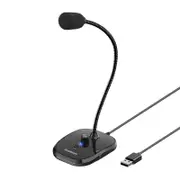 [UM360] Plug and Play USB Desktop Microphone with Headphone Jack