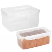 Bread Keeper,Bread Storage Container,2 Bread Boxes for Kitchen Airtight,Bread...