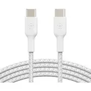 Belkin Boost Charge 1m USB-C to USB-C Braided Cable - White