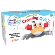Interactive Crawling Crab (Orange)