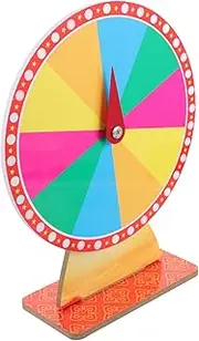 TOYANDONA Roulette Game Roulette Wheels Raffle Game Turntable DIY Prize Wheel Color Prize Wheel Fortune Game Prize Wheel DIY Game Prize Wheel Show Party Prize Wheel Game Wheel Kt Board