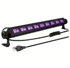 Stonful 1 pack LED Black Light, 27W LED UV Bar Glow In The Dark Party Supplies