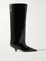 [TOTEME] TOTEME - Patent-leather Knee Boots - Black - IT38 IT 38 Black