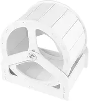 1 Pc Hamster Cage Cage Tank Tortoise Rats Dog Pen Hammock Pet Sad Hamster Plush Rotating Cat Rat Rotating Cat Animal Maze Play Dog Guinea Pig Kennel Board White