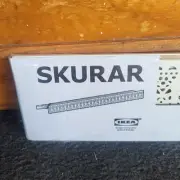 IKEA SKURAR metal white lace shelf picture ledge UK Exclusive, 70cm ONE (1)