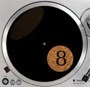 DJ 8 Ball #2 Cork Slipmat Cork 12" Slip Mat Audiophile Anti-Static x1