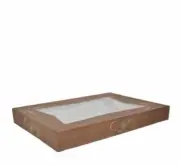 24256 window bakery box Lid 26.5x18.625x3 50ct Full Size Cake