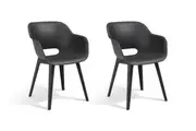 Keter Akola Dining Chair - 2 PACK
