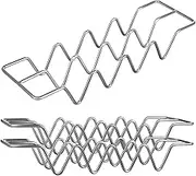 TIDTALEO Stainless Steel Taco Rack Set Pcs Taco Holders Tortillas Mexican Dishes