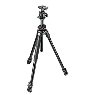 【Manfrotto 曼富圖】290系列套組 豪華三節腳架+球型雲台套組 MK290DUA3-BH(公司貨)