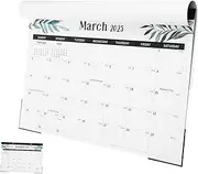 DIYEAH Month Wall Calendar Monthly Schedule Planner with Holiday Listings Construction Ink Resistant Pages for Home and Office Use