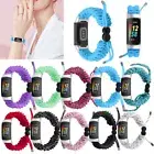 For Fitbit Charge 5 Replacement Wristband Adjustable Nylon Braided Band Strap