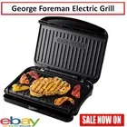 George Foreman Electric Meat Food Sandwich Press Non Stick Wrap Griddle Cooking