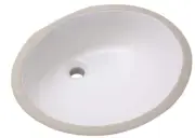 Mirabelle MIRU1714AWH Mangrove Undermount Lavatory Sink Fixture in White