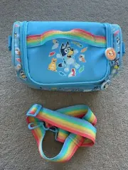 New Smiggle Bluey Kid's Insulated Lunchbox Bag Lunch Bag Storage Bag With Strap