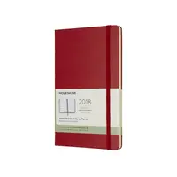 在飛比找樂天市場購物網優惠-【MOLESKINE】 2018年週記硬殼手帳-大型紅色