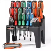 44-Piece Magnetic Screwdriver Set with Go-Thru Steel Blades - High Torque
