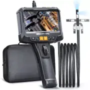 360° Two-ways Steering Industrial Endoscope Camera Single&Dual Lens Borescope