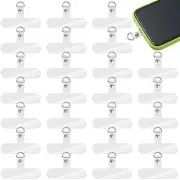 Pangda 36 Pcs Phone Tether Tab Bulk Universal Phone Lanyard Patch Without