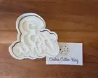 Number 3 - Three Cookie Cutter & Embosser Stamp - Milestone Birthday Third