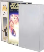 VHS Cover Display Protectors for Premium VHS Cassette Game Tapes Storage Case