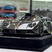 *SUPER RARE* HH Model 1/18 Pagani Zonda Cinque Roadster Black Carbon LIMITED 30