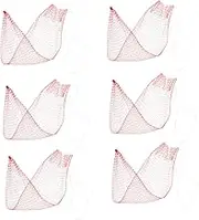NOLITOY 100pcs Reusable Mesh Produce Bags Drawstring Storage Nets for Watermelon Cucumber and Eggs Elastic Heavy Duty Protective Vegetable Bags Versatile and