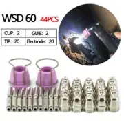 SG-55 AG-60 WSD-60P Plasma Cutting Torch Pilot Arc Consumables Kits 44pcs