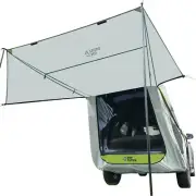 JOYTUTUS SUV Tailgate Tent with Three Sides Awning and Poles, Water Resistant...