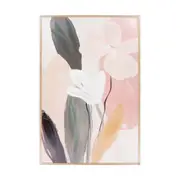 Painterly Botanical Framed Canvas