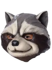 Rocket Raccoon Kids 3/4 Face Latex Costume Mask