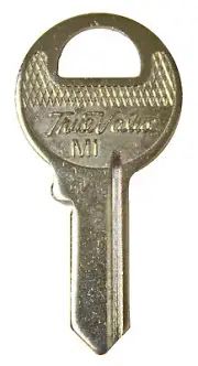 Ilco M1-TRV-250 Key Blank for Master & Tru Guard Padlocks - Quantity 250