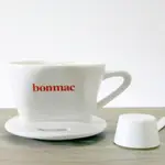 【日本BONMAC】101 陶瓷梯形濾杯 同款 藍瓶 初代濾杯 附日本製豆匙 1-2杯份 BLUE BOTTLE 日本製