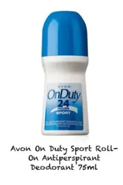 Avon On Duty Sport Roll-On Antiperspirant Deodorant 75ml