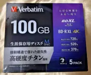 New Verbatim Japan VBR520YMDP5V1 M-DISC Long-term Storage Blu-ray Disc For 1