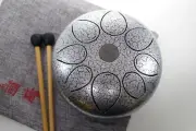 8 inch Steel Tongue Percussion Drum Handpan Instrument with Drum Mallets and Bag