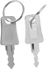 NOLITOY 2pcs Luggage Keys: Metal Key for Bag Luggage Suitcase Password Locks Compatible with Tsa002/ - Travel Security Tool for International Trips