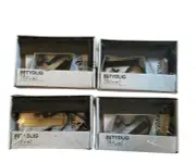 CURTAIN ROD BRACKETS WALL OR CEILING MOUNT Hardware IKEA BETYDLIG Black Set Of 4