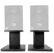 Rockville 8” Black Studio Monitor Speaker Stands For Rockville APM5B