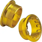 Cassette Lockring Set, Aluminum Alloy Freewheel Cover, 3.2x3.2x1.3cm, 12-Speed Locking Ring, Anti-Slip Flywheel Lock, Sturdy Bike Component, Locking Mechanism for Cycling