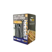 Bremick Deep Driller Winged Screw 14g x 100 Stainless B8 100 Pack