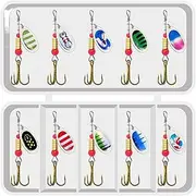 Baits Fishing Lures | Spinner Baits Fishing Lures Baits Bass Fishing Kit - Jig Spinner Baits Kits Fishing Lures Spinnerbait Hard for Pike Walleye Bass Salmon