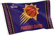 Desert Cactus Phoenix Suns Flag NBA 100% Polyester Indoor Outdoor 3x5 feet National Basketball Association Team Flags (Flag City Edition 24-25 B)